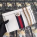 Gucci White Ophidia Calfskin Small Shoulder Bag