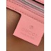 Gucci Pastel Pink GG Marmont Small Matelasse Shoulder Bag