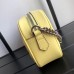 Gucci Pastel Yellow GG Marmont Small Camera Shoulder Bag