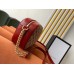 Gucci Original GG Marmont Small Camera Bag With Red Trim