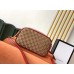 Gucci Original GG Marmont Small Camera Bag With Red Trim