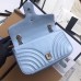 Gucci Pastel Blue GG Marmont Small Matelasse Shoulder Bag