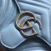 Gucci Pastel Blue GG Marmont Small Matelasse Shoulder Bag