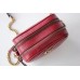 Gucci Red Mini GG Marmont Shoulder Bag