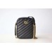 Gucci Black Mini GG Marmont Shoulder Bag