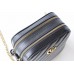 Gucci Black Mini GG Marmont Shoulder Bag