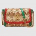 Gucci GG Marmont Raffia Green Small Shoulder Bag