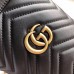 Gucci GG Marmont Mini Bucket Bag In Black Matelasse Leather