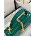 Gucci Sylvie 1969 Patent Mini Top Handle Green Bag