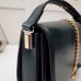 Gucci Sylvie 1969 Small Shoulder Bag In Green Calfskin