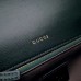 Gucci Sylvie 1969 Small Shoulder Bag In Green Calfskin