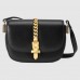 Gucci Sylvie 1969 Mini Shoulder Bag In Black Calfskin