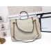 Gucci Horsebit 1955 Medium Tote Bag In White Leather