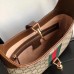 Gucci Beige Jackie 1961 Small Hobo Bag With Brown Trim