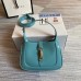 Gucci Jackie 1961 Mini Hobo Bag In Blue Leather