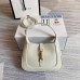 Gucci Jackie 1961 Mini Hobo Bag In White Leather