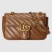 Gucci Brown GG Marmont Mini Matelasse Shoulder Bag