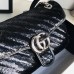 Gucci GG Marmont Small Shoulder Bag In Black Sequin