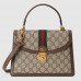 Gucci Ophidia Small Top Handle Bag With Web