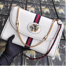 Gucci Rajah Medium White Shoulder Bag