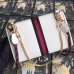 Gucci Rajah Small White Shoulder Bag