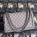 Gucci Black Dionysus GG Supreme Crystal Small Shoulder Bag