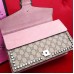 Gucci Pink Dionysus GG Supreme Crystal Small Shoulder Bag