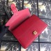 Gucci Red Dionysus Small Leather Shoulder Bag