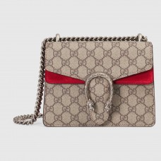 Gucci Red Dionysus GG Supreme Mini Bag