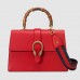 Gucci Red Dionysus Medium Bamboo Top Handle Bag