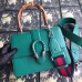 Gucci Green Dionysus Small Bamboo Top Handle Bag