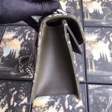 Gucci Olive Dionysus GG Velvet Small Bag