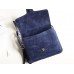 Gucci Blue Suede Arli Medium Shoulder Bag