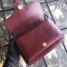 Gucci Burgundy Small Arli Leather Shoulder Bag