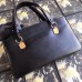 Gucci Black Arli Large Top Handle Leather Bag