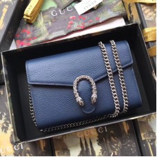 Gucci Blue Dionysus Mini Chain Leather Bag