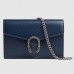 Gucci Blue Dionysus Mini Chain Leather Bag