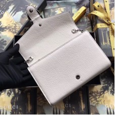 Gucci White Dionysus Mini Chain Leather Bag