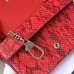 Gucci Red Dionysus Super Mini Snakeskin Bag