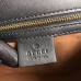 Gucci Black Padlock Medium Guccissima Shoulder Bag