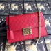 Gucci Red Padlock Medium Guccissima Shoulder Bag