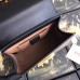 Gucci Black Padlock Small GG Supreme Shoulder Bag