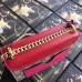 Gucci Red Padlock Small GG Supreme Shoulder Bag