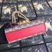 Gucci Red Padlock Small GG Supreme Shoulder Bag