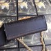 Gucci Black Padlock Small Guccissima Shoulder Bag