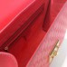 Gucci Red Medium Padlock Signature Top Handle Bag