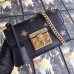 Gucci Black Padlock Bee Star Small Shoulder Bag