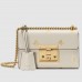 Gucci White Padlock Bee Star Small Shoulder Bag