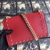 Gucci Red Padlock Small Studded Shoulder Bag