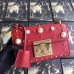 Gucci Red Padlock Small Studded Shoulder Bag